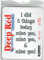 Deep Red Stamps Stempel Miss You, Dunkelrot