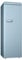 Swan SR11050BLN Retro Tall Fridge, A+ Energy Rated, 5 Glass Fridge Shelves, Chrome Wine Rack, Blue