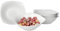 van Well Lilli 6-er Set Müslischalen Porzellan Weiß 200ml, 142 x 142 mm – Teller mit klassischem, Design für Müsli, Salate oder Bowls - quadratische Form – für Restaurants, Hotels oder zu Hause