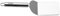 Weis Profi-Palette gebogen kurz, Edelstahl, Silber, 26 x 6.5 x 3 cm