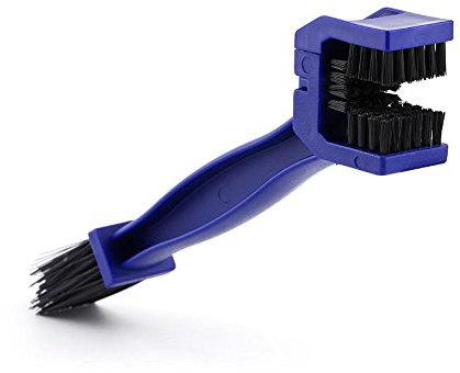 Motorrad, Reinigungsbürste, Fahrradkettenreiniger, Dirt Remover Tool, Blau, for Motorradpflege, Fahrradreinigung, Tagespflege