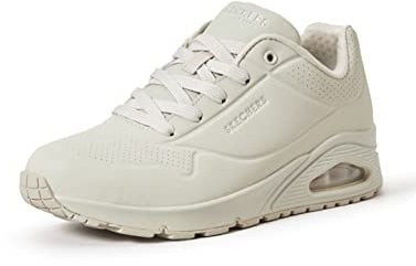 Skechers Uno Stand On Air, Scarpe da ginnastica Donna, Off White Durabuck, 37 EU