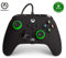 Verbesserter Kabelgebundener Controller von PowerA für Xbox Series X|S - Green Hint, Gamepad, Kabelgebundener Videospiel-Controller, Gaming-Controller, Geeignet für Xbox One, Offiziell lizensiert