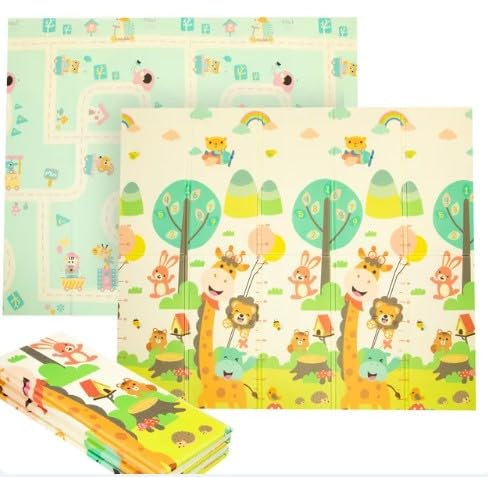 Trendcool Baby-Spiele-Decke. Spielmatte Baby. Krabbelmatte. Krabbelmatte Baby. Gepolsterte Baby-Decke. Eva Gummiboden 1,8x2m. Baby-Teppich. Baby-Fußmatte.