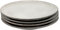 Cooks Professional Set of 4 Nordic Side Plates with Reactive Glaze | 20cm Modern Stylish Ceramic Stoneware Plates | Microwave, Dishwasher, Oven & Freezer Safe Dinnerware | Grey