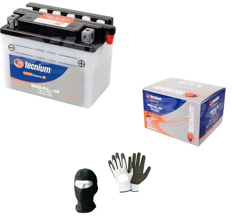 COMPATIBILE CON YAMAHA 50 NS Aerox 2013 A 2016 BATTERIA TECNIUM YB4L-B BATTERIE 4 AMPERE 12 VOLT PRONTA PER L’UTILIZZO AVVIAMENTO MOTORE SPECIFICA MOTO SCOOTER