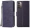 Nokia G21 Case, Nokia G11 Case Shockproof Leather Wallet Book Flip Folio Magnetic Clasp Stand View Case for Nokia G21 / G11 Phone Cases Shockproof Cover Cute Lotus Pattern Girls Women, Purple