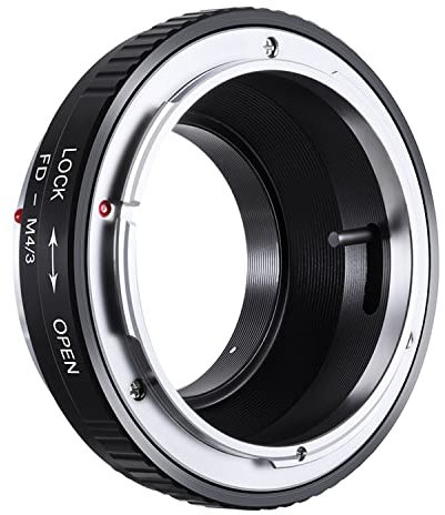 Minadax Hochpräzisions-Objektivadapter kompatibel für Canon FD FL-Mount-Objektive an Micro 4/3 MFT-Mount
