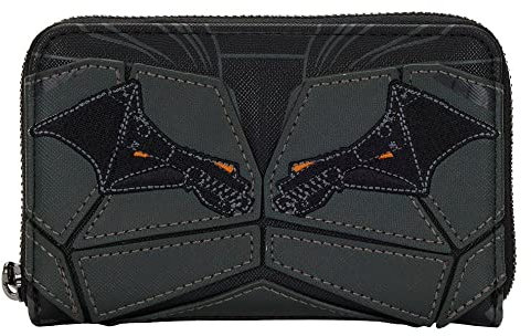 LOUNGEFLY Batman Portafoglio da donna Batman, in ecopelle, colore: nero/antracite