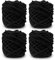 Strickwolle 4 x 100 g, mehrfarbiges Strickgarn zum Häkeln, weiches, klobiges Garn für Garnprojekte, Plüschbälle, handgefertigte Taschen, Pullover Schuhe Mützen Pullover Decken Schals