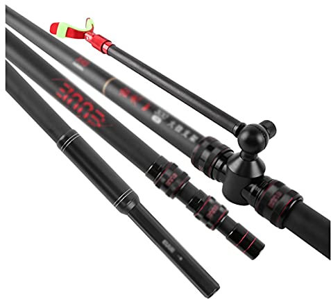 KIZQYN Rutenhalter 3M große Pole Bracket Gun Turret Carbon Super Harte Angelrute Bracket Gun Turret Strebe Angelrutenhalter