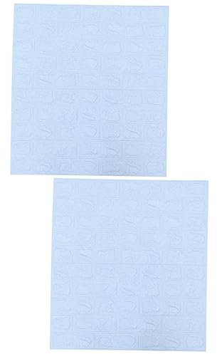 OSALADI 2St Bodenverkleidung PVC-Wandpaneele Bodendekor aufkleber Backsteinpapier 3D-Backsteintapete Vintage-Dekor Wohnkultur Geprägter Ziegel schmücken Tafel dreidimensional Wandtattoos