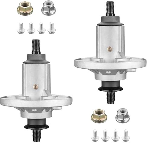 Fourtry GY20454 Spindel passend für John Deere Rasenmäher – Spindelmontage passend für John Deere LA135 LA115 LA125 LA105 LA130 D140 D130 D105 D110 L110 X110 106,7 cm 42 Zoll cm Rasenmäher Traktor,