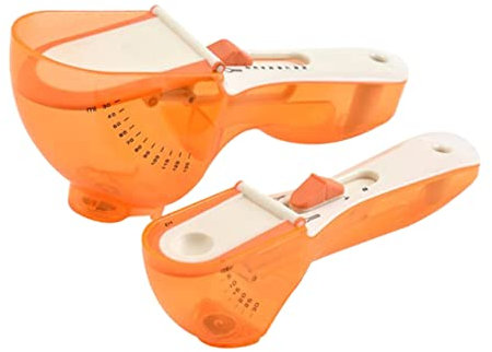 Zerodeko Measuring Spoon Adjustable Spoons Scale Kitchen Supplies for Formula Scoop Measure and Flour Scoop Use