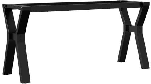 vidaXL Tischgestell, Tischbeine Tischkufen Gestell für Couchtisch Beistelltisch, Tischuntergestell in Y-Form, 90x30x43cm Stahl