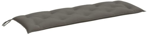 vidaXL Gartenbank-Auflage Melange Dunkelgrau 150x50x7 cm Stoff