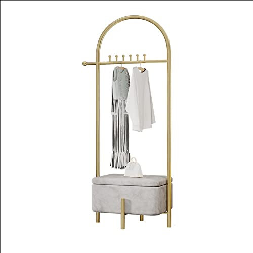 Garderobenständer Minimal Iron Art Garderoben- und Hutablage, bodenmontierter Haken, Garderoben- und Hutablage, Schlafzimmer, Haushalt, Holzaufbewahrung, Schuhwechselhocker, Garderoben- und Hutablage