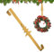 Wreath Hanger for Front Door, 30 Cm Metal Christmas Tree Decor Hooks, Wall Garland Hook for Home Decoration (Gold)