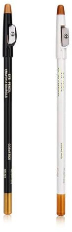 BOBOZHONG Relleno Lápiz Barba Profesional,2 PCS Bolígrafo de Rastreo de Barba Lápiz Seguimiento Barba Lápiz de Barba Ceja y Lápiz Lápiz Relleno Barba para Estilizar y Dar Forma a la Barba