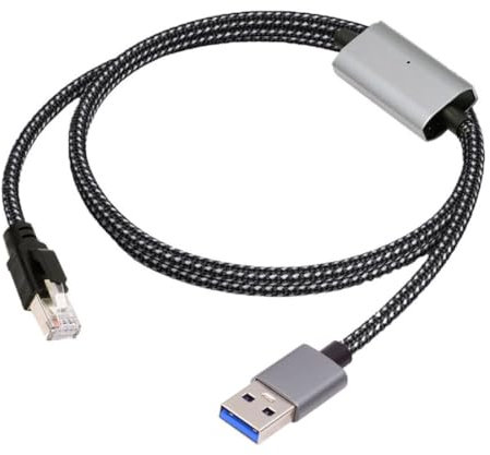 chenyang Cable USB a Ethernet, USB 3.0 a RJ45 cable de red LAN Gigabit de 1000 Mbps trenzado de nailon de 1,2 m con chipset AX8817
