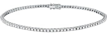 CHRIST Damen-Armband 585er Weißgold 87 Diamant