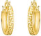 SOFIA MILANI - Damen Ohrringe 925 Silber - vergoldet/golden - Labyrinth Ornament Creole - E3022