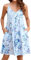 Enmain Vestito Donna Estivi Senza Maniche Spaghetti Vestiti Casual Scollo a V da Spiaggia con Tasche Viola Chiaro XL