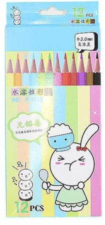 Zeichenstifte Wasserlösliche Buntstifte 12 Verschiedene Farbstifte Zum Ausmalen Skizzieren Malen Und Zeichnen