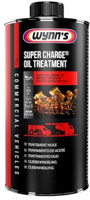 Wynn's Commercial Vehicle Super Charge® Oil Treatment - Reduces Wear - 1L | Enhances Viscosity & Reduces Engine Wear Under Heavy Load - Compatible with DPF, SCR & DOC Systems