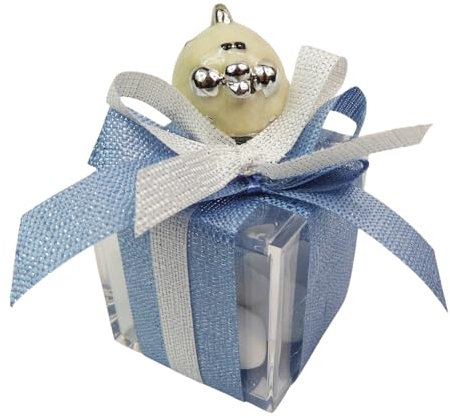 Bonboniere Hochzeit Linie Meer Schachtel Plexy Applikation Fisch Ball
