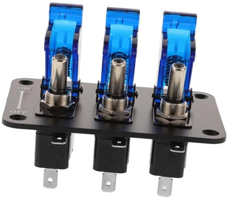 Ciieeo Étanche À Bascule À 3 Positions Panneau D'Interrupteurs À Bascule À À 3 Positions À 12 V