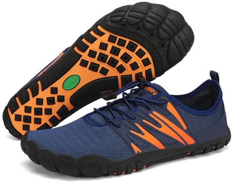 SAGUARO Herren Barfußschuhe Leicht Atmungsaktive Schnell Trocknend Badeschuhe mit Breiter Zehenbox, Gr.39-48