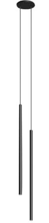 Osmond 6W Modern LED Chandelier Double Headed Minimalist Long Line Lamp Chandelier for Living Room Bedroom Kitchen White Light 6000K