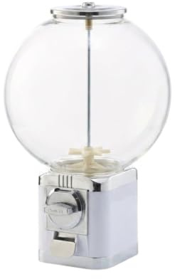 FytStycale Distributeur Capsules Jouets sans Monnayeur Distributeur Capsules Manuel Machine à Boules pour Enfants, Enseignants, Fête d'anniversaire, Blanc