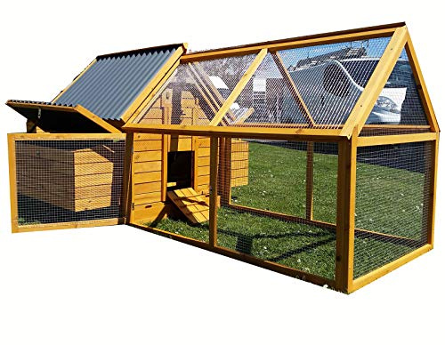 COCOON CHICKEN COOP HEN HOUSE POULTRY ARK NEST BOX NEW - MODEL 1000 WITH DETACHABLE HUGE 1.4M RUN