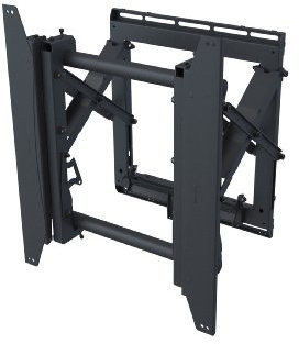 Vogels Portrait Video Wall Pop-Out Module Mount for TV - Black