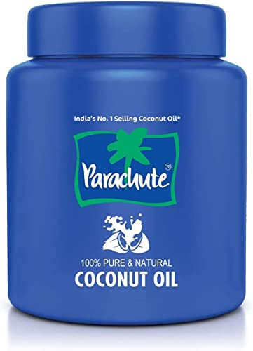 Parachute 100% Pure and Natural Unrefined Coconut Oil | No Chemicals & Added Preservatives | 500ml Jar