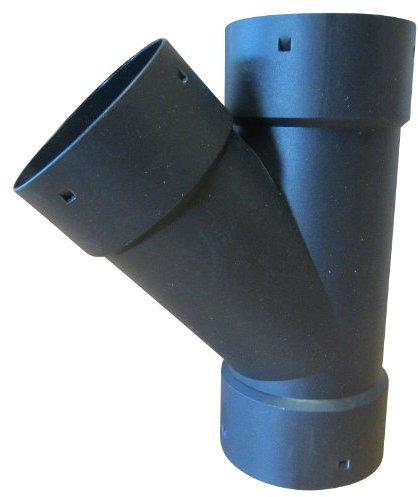 Scheiter KG - Drainagefitting Y-Stück, Schwarz, PVC, DN100, Small, Metrisch Parallel, Fitting, Drainagefitting