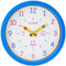 Unity 25 cm Orologio da Parete Henley per Bambini, impara l'ora, Blu