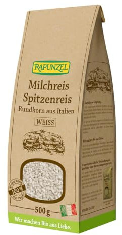 Rapunzel Milchreis Spitzenreis Rundkorn weiß, 500 g