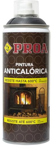 SPRAY Anticalórico negro 600º. 400ML. PROA