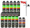 Isolbau Bauschaum-Set - Inkl. 10 x 1K Montageschaum B2 Pistolenschaum mit hervorragender Schall und Wärmedämmung (je 750 ml), 2 x PU-Schaum-Reiniger (500 ml) & 1 x Schaumpistole, Dämmen