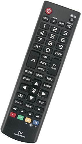 ALLIMITY AKB73715686 Remote Control Replaced for LG LED LCD TV 19MN43D 22MA33D 22MT44D 22MT45D 22MT47D 23MT55D 24MN43D 24MT47D 24MT55V 26MA33D 28MT47T 29MT45 32LY330C 39LN540V 40UF671V