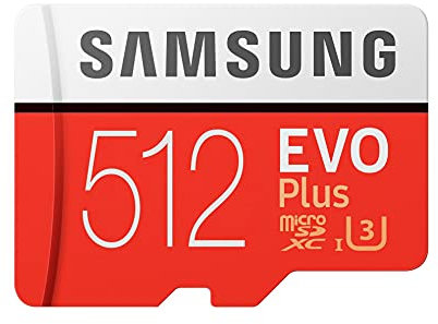 512GB Samsung EVO Plus MicroSDXC 100MB/s +Adapter