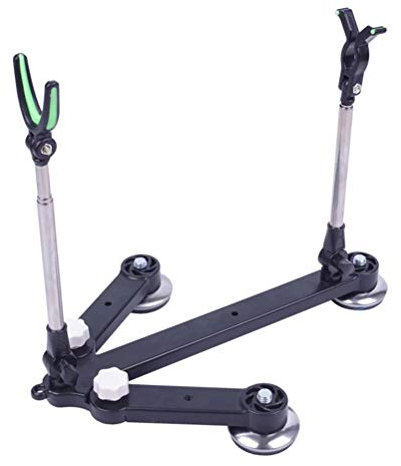 Angelrutenhalter, Einstellbare versenkbare Angelrute Pod Unterstützung Angeln Halter, Fluss/Strand/See Angelrute Pole Rest, Angeln-Zubehör
