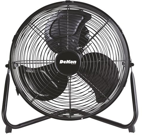 Dekon Boden-Ventilator B 132 schwarz, 55W