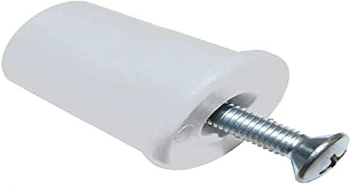Tappo di Arresto Tapparella Finestra, Misura 30 mm, Colore Bianco, Confezione da 6 pezzi