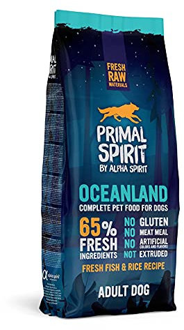 Primal Spirit8436586310844 65% Oceanland Hundefutter für Erwachsene 12 kg