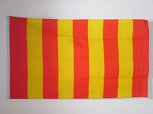 AZ FLAG Bandiera STRISCIE Rosse E Gialle 90x60cm - Bandiera A Striscia Rossa A Gialla 60 x 90 cm