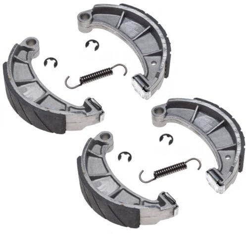 2X Bremsbacken Satz Sport + Federn für Simson S51 S50 KR51 S70 SR50 Schwalbe Star geschlitzt genutet Vorne + Hinten